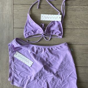 BoutineLA top & swim skirt